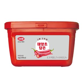 [삼화] 태양초 담은 2배 고추장, 1kg, 1개