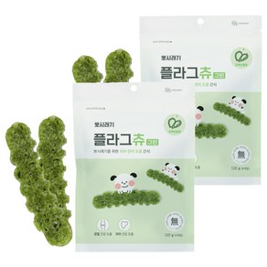 뽀시래기 강아지 플라그츄 덴탈껌, 그린 관절, 120g, 2개