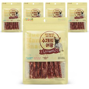 수제의여왕 강아지 간식, 소고기슬라이스, 70g, 5개