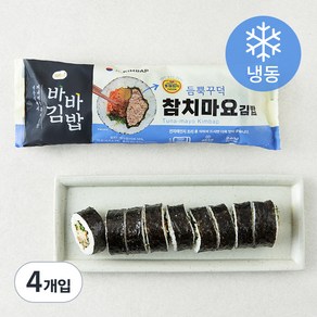 올곧 바바김밥 참치마요김밥 (냉동), 4개입, 240g