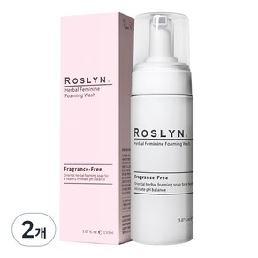 로즐린 락토베리어 구절초 페미닌 포밍 워시 무향 여성청결제, 2개, 150ml