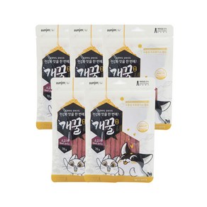 에이치디씨 개꿀 프로폴리스져키 강아지간식 70g, 소고기, 5개