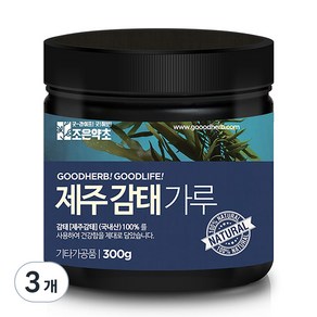 조은약초 제주감태 가루, 300g, 3개