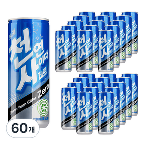 천연사이다 제로, 250ml, 60개