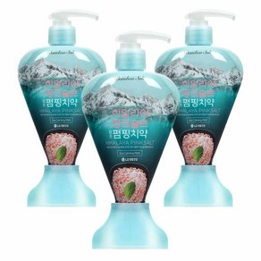 히말라야핑크솔트 밤부솔트 담은 펌핑치약 아이스, 285g, 3개