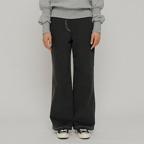 로켓런치 여성용 R STITCH POINT COTTON PANTS