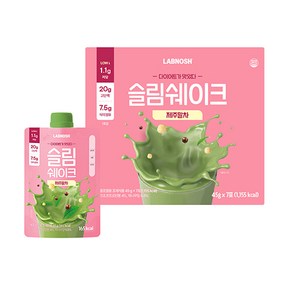 랩노쉬 슬림쉐이크 제주말차, 45g, 7개