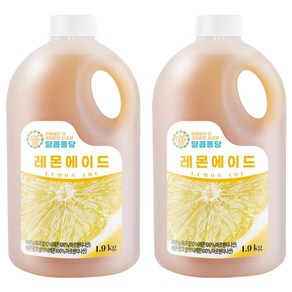 달콤퐁당 레몬 에이드, 1.9kg, 2개