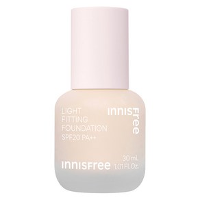 [비건뷰티] 이니스프리 라이트 피팅 파운데이션 30ml, 1개, 17N 아이보리