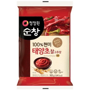 청정원순창 태양초 현미 찰고추장, 900g, 1개