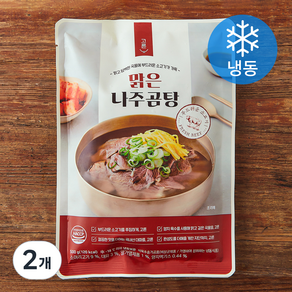 고른 맑은 나주곰탕 (냉동), 500g, 2개