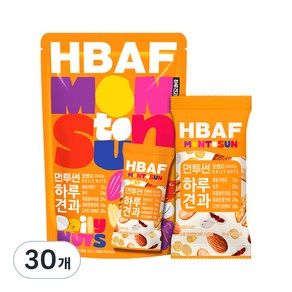 HBAF 먼투썬 하루견과 오렌지