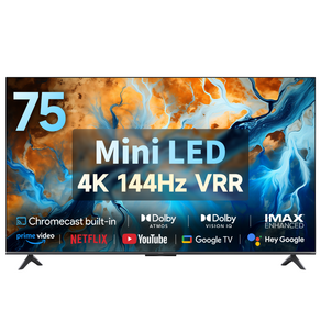 샤오미 4K UHD S Mini LED 디스플레이 스마트 TV, 189cm(75인치), L75MA-SPLEA, 벽걸이형, 방문설치