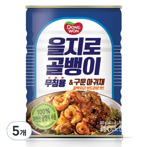 동원 을지로골뱅이 앤 구운아귀채, 300g, 5개