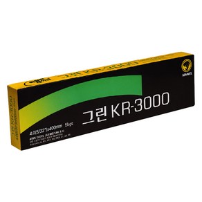 KISWEL 아크 용접봉 그린 KR-3000 4.0mm 5kg, 1개