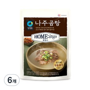 청정원 호밍스 나주곰탕, 450g, 6개