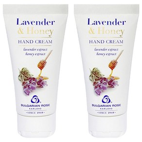 불가리안로즈 라벤더앤허니 핸드크림 꽃향, 50ml, 2개