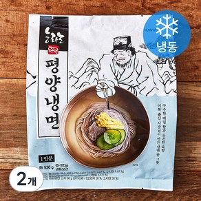 능라도 평양냉면 1인분 (냉동), 530g, 2개