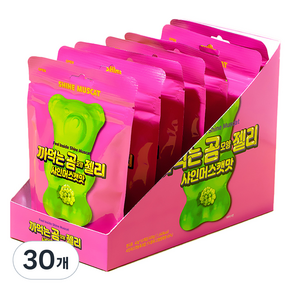 피치코리아 까먹는 곰 모양 젤리 샤인머스캣, 30개, 40g