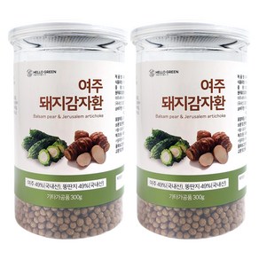 헬로우그린 여주 돼지감자 환 통, 300g, 2개