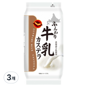스위트팩토리 훈와리 밀크 카스테라, 90g, 3개