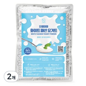 더블데이 화이트패션 요거트파우더 800g, 2개