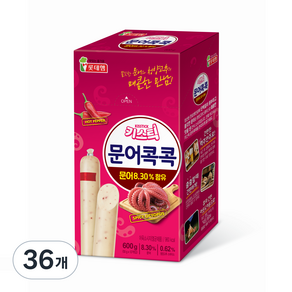 롯데웰푸드 키스틱 문어콕콕 소시지, 50g, 36개