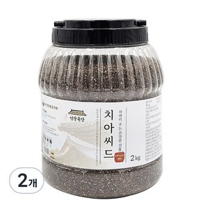 건강곡간 치아씨드 통, 2kg, 2개