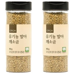 올가홀푸드 발아 깨소금 인도산, 90g, 2개