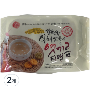 햇살나래 간편한 식혜 만들기 엿기름 티백, 240g, 2개