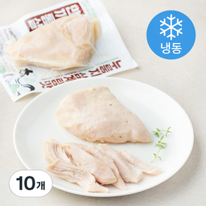 한끼통살 통살 소스 닭가슴살 누룽지 삼계탕맛 (냉동), 100g, 1개입, 10개