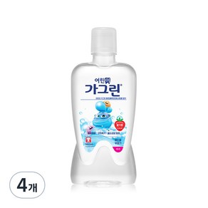 가그린 어린이용 구강세정제 딸기향 이미지 랜덤발송, 4개, 380ml