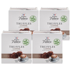 주와요드프랑스 트러플스 커피 설탕무첨가 초콜릿, 150g, 4개
