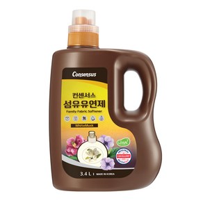 컨센서스 패밀리 섬유유연제 화이트머스크 본품, 3.4L, 1개