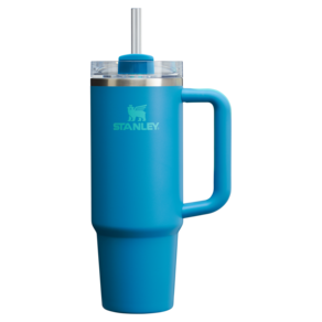 스탠리 퀜처 H2.0 플로우 스테이트 텀블러, 코발트 블루, 887ml, 1개