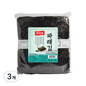 광천김 파래생김 100p, 150g, 3개