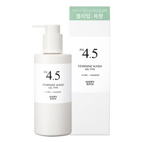 해피바스 PH4.5 약산성 쑥 젤 여성청결제, 1개