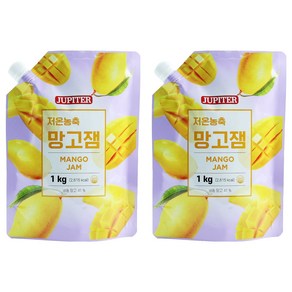 쥬피터 망고 리플잼, 1kg, 2개