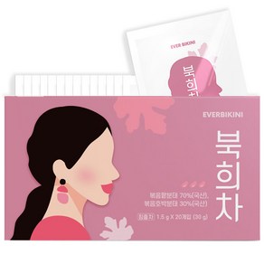 에버비키니 가벼운 팥 호박차 북희차, 1.5g, 20개입, 1개