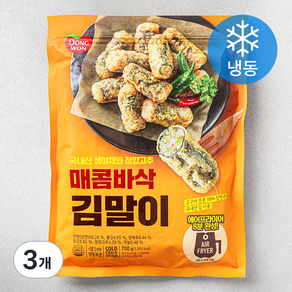 동원 매콤바삭 김말이 (냉동), 700g, 3개