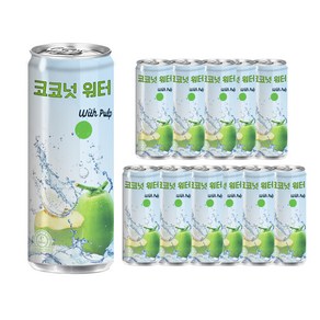 탄도 코코넛 워터 위드펄프, 320ml, 12개