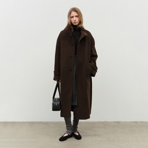 던스트 STAND COLLARED WOOL COAT UDCO4D126