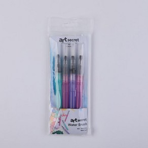 아트시크릿 워터브러쉬 4종 세트 랜덤발송, 3mm, 4mm, 5mm, 10mm, 1세트