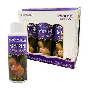 샘아쿠아 터치 물갈이제, 6개, 120ml