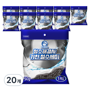 청소해결사 키친 철수세미 50g, 1개입, 20개