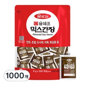 움트리 믹스간장, 6g, 1000개