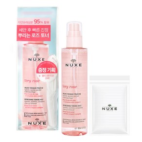 눅스 베리로즈 리프레쉬 토너 200ml + 화장솜 20p 세트, 1세트