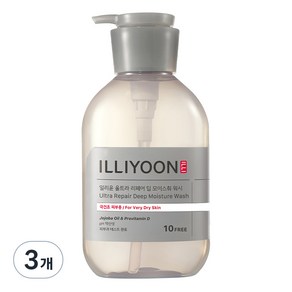 일리윤 울트라 리페어 딥 모이스춰 바디워시, 500ml, 3개