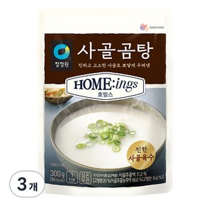 청정원 호밍스 사골곰탕, 300g, 3개