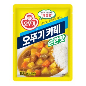 오뚜기 카레 과립형 순한맛, 100g, 1개